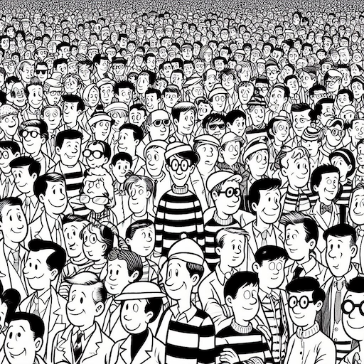 Where’s wally in a sea of almost-wallys